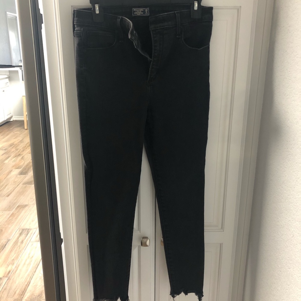 abercrombie and fitch simone high rise ankle jeans